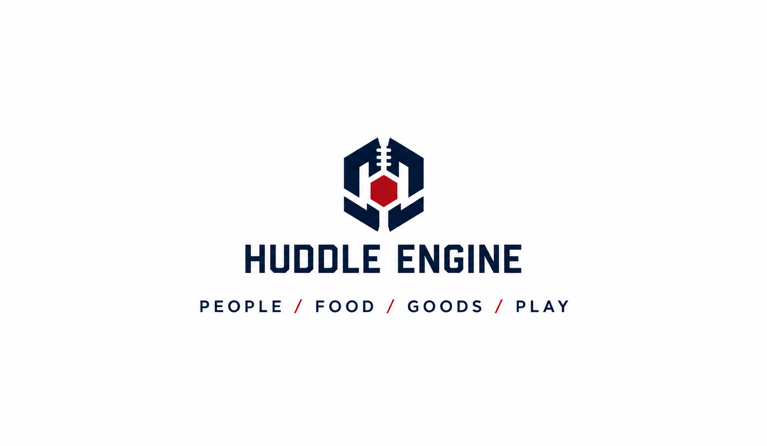 HUDDLE ENGINE PEOPLE FOOD GOODS PLAY